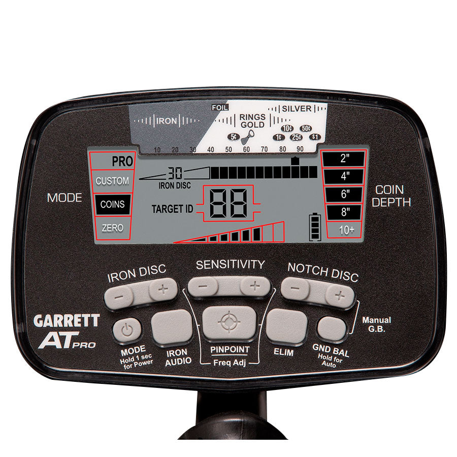 Garrett AT Pro Metal Detector|Detector de Metales Garrett Modelo AT Pro