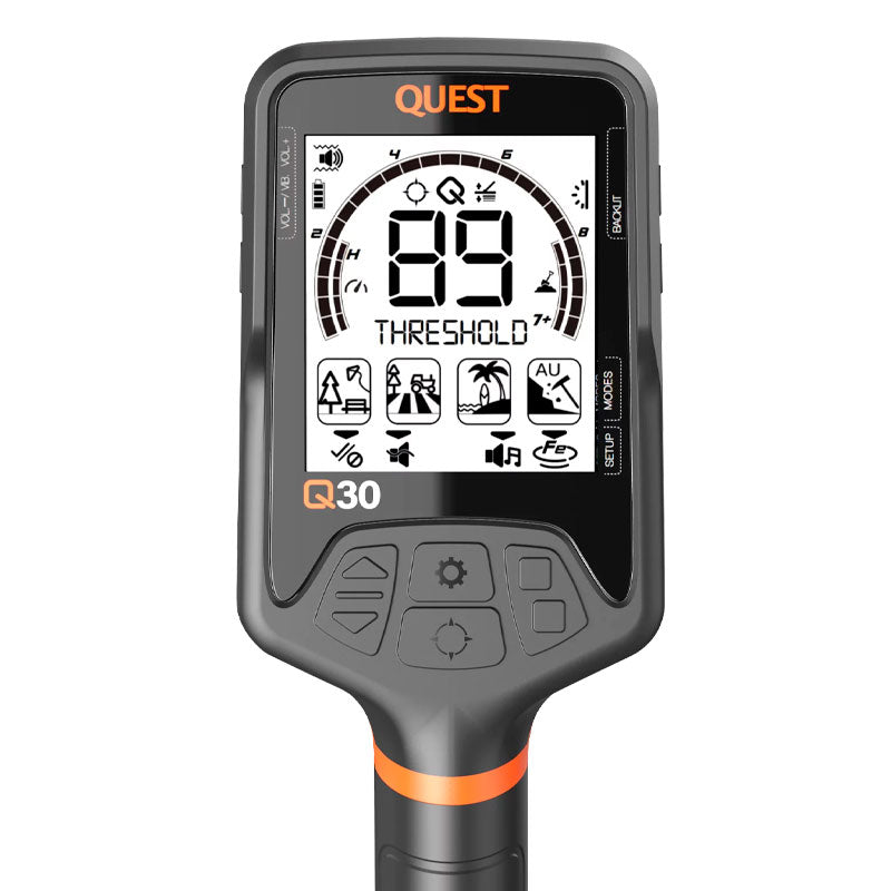 Quest Q30+ Metal Detector | Detector de Metales Q30+