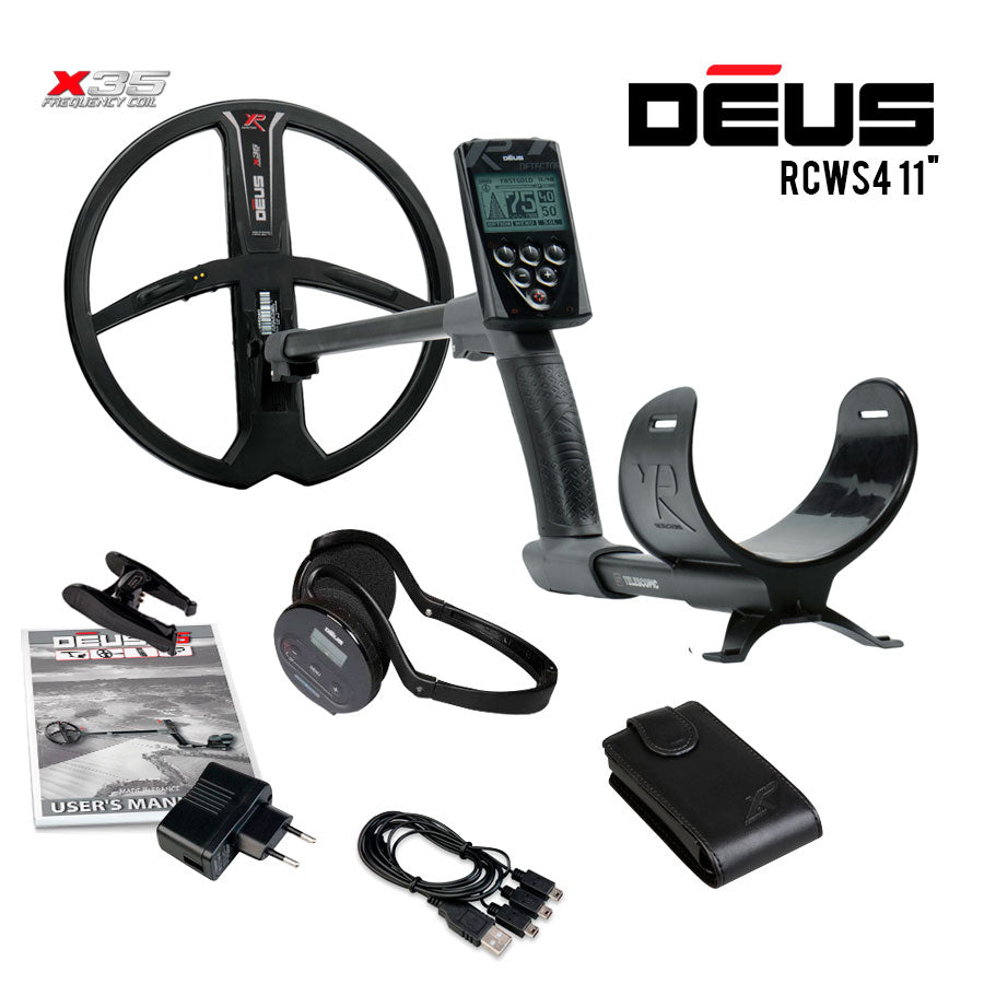 XP Deus RCWS4 11" Metal Detector|Detector de Metales XP Modelo Deus RCWS4 11"
