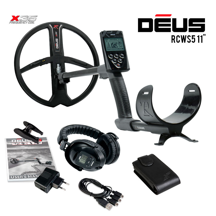 XP Deus RCWS5 11" Metal Detector|Detector de Metales XP Modelo Deus RCWS5 11"